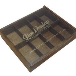 premium wood Musical Accessories Packaging with acrylic top and custom branded logo - Golden State Box Factory