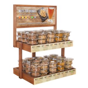 wooden retail displays