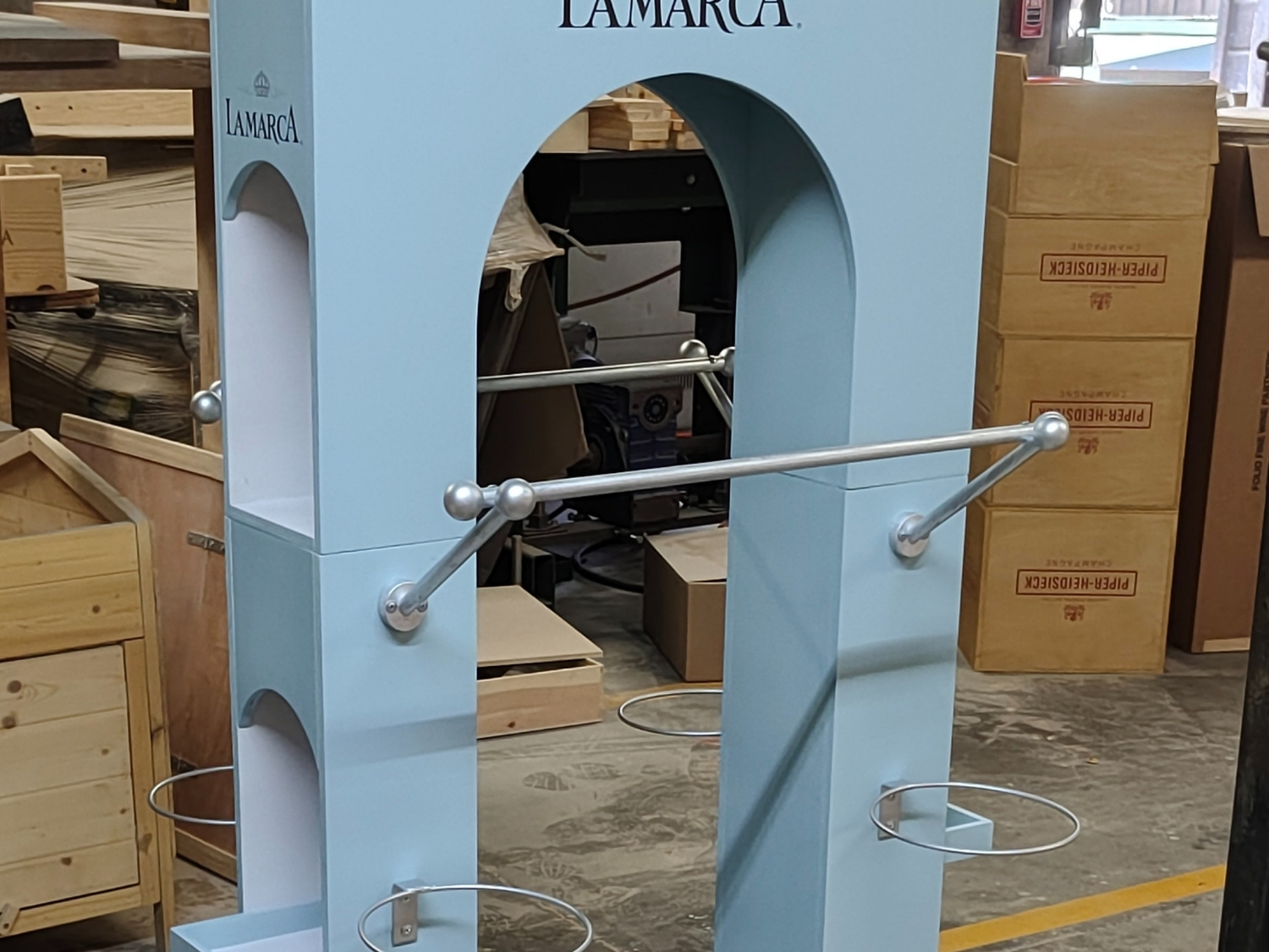 Metal components for Point of purchase displays